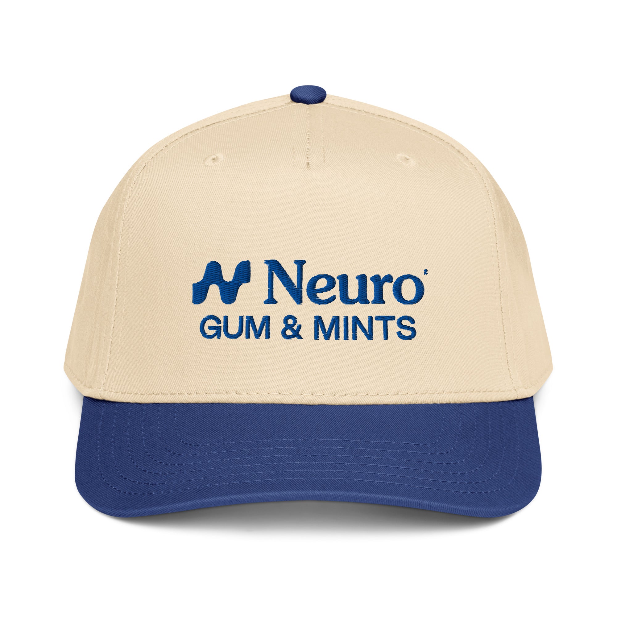 5-panel-mid-profile-baseball-cap-royal-natural-front-695e753c90fd8