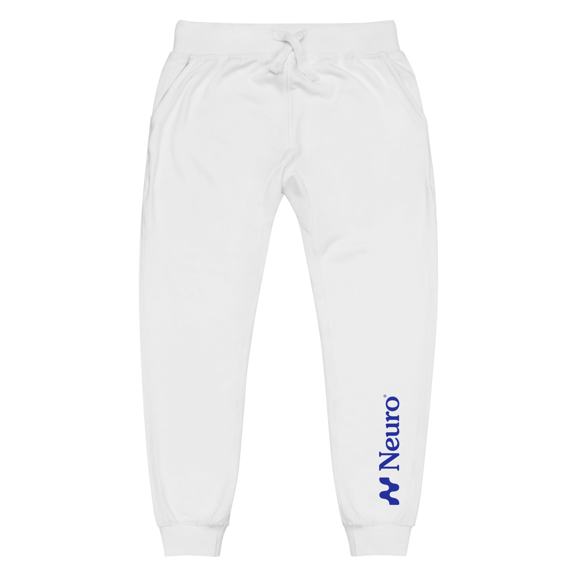unisex-fleece-sweatpants-white-front-69a838659c189